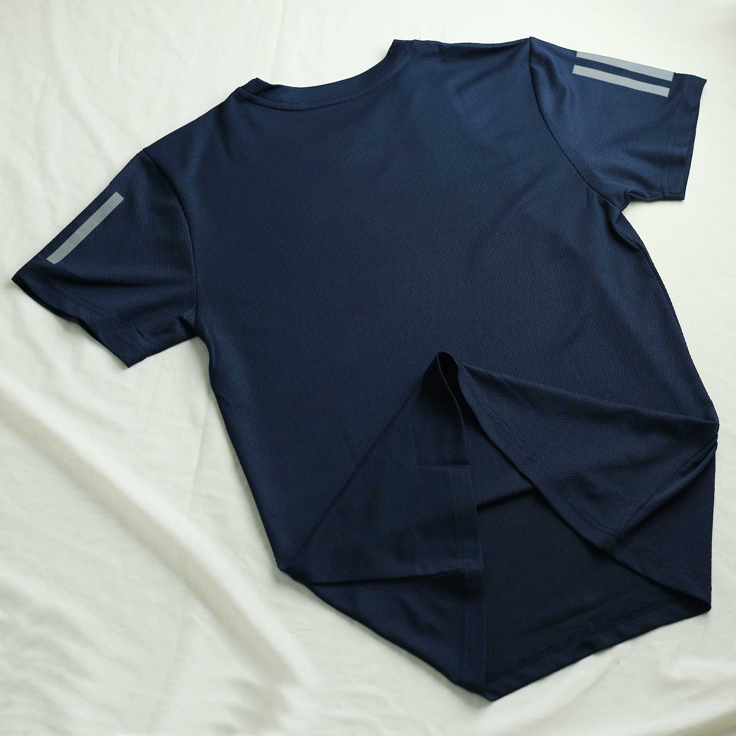 Adi Dri-Fit Moisture Wicking Round Neck T-Shirt Blue P-01