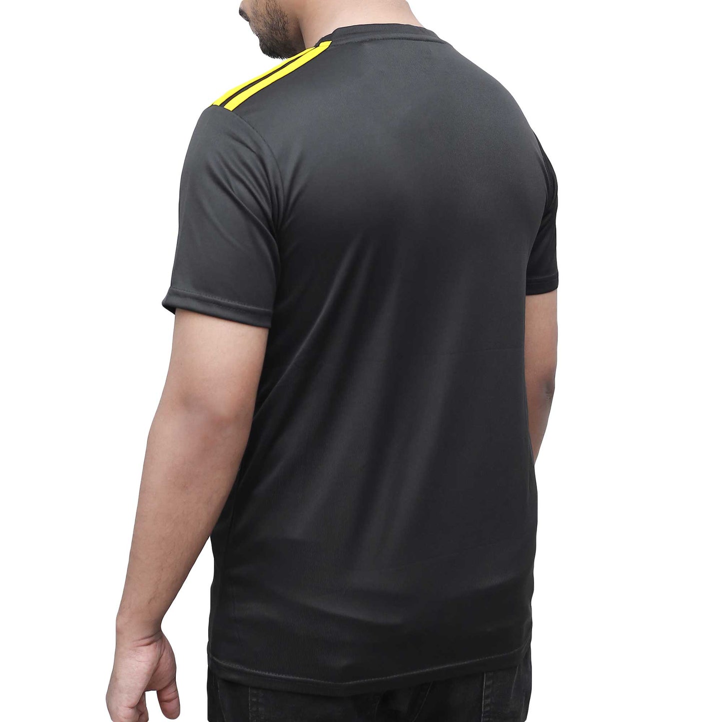 Adi Dri-Fit Moisture Wicking Round Neck T-Shirt Black