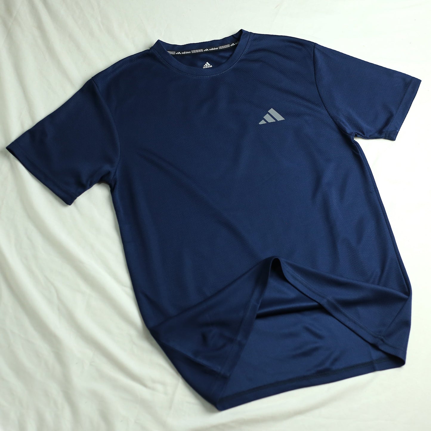 Dri-Fit Men's Performance Moisture Wicking Round Neck T-Shirt Blue B-1732