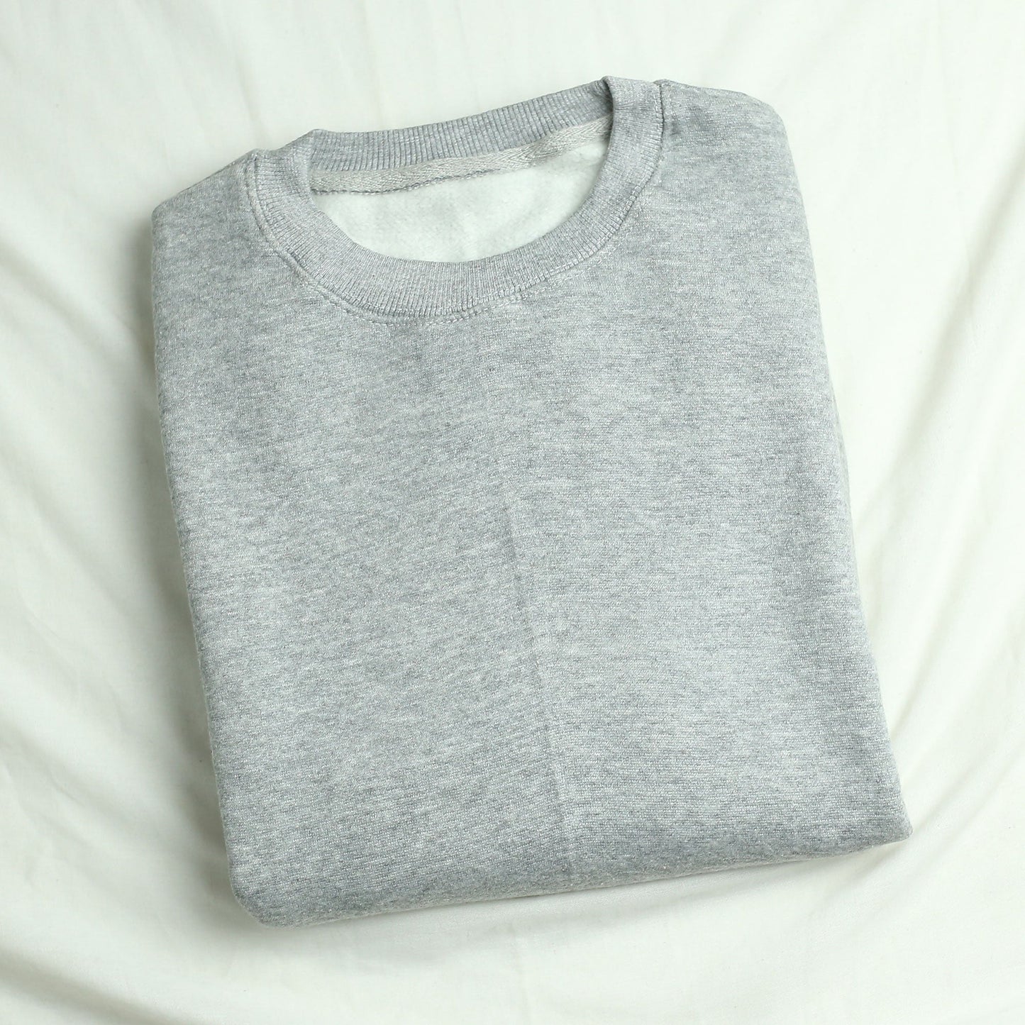 Basic - Fleece Sweatshirt - Heather Grey