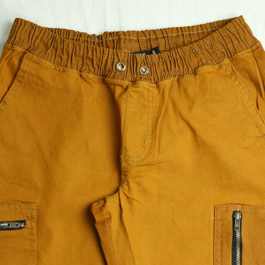 Ss - Six Pocket Cargo Pants (Men) - Gold Mustard