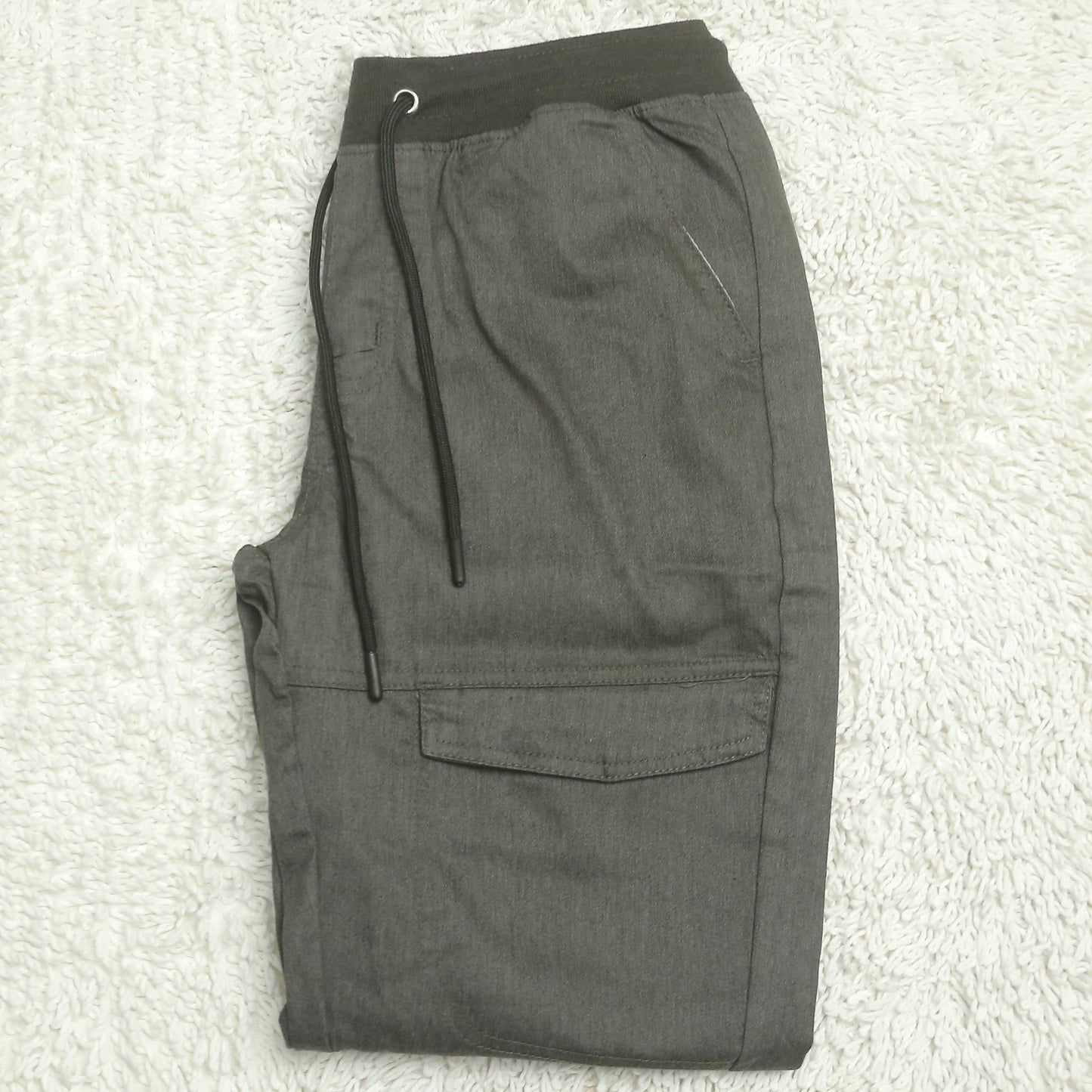 SS - FOUR POCKET CARGO JOGGERS PANTS (MEN) - GREY